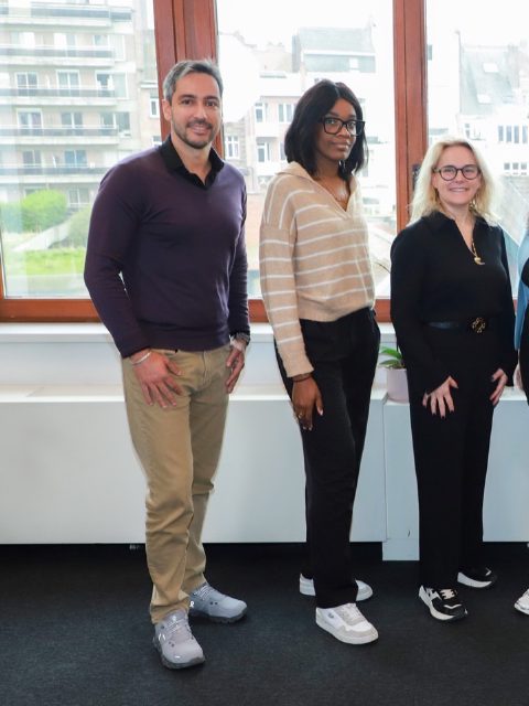 The iPify team together in the Brussels office